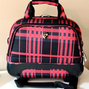 Heys Canada Plaid Hybrid Hardcase Carry-on Overnight Bag